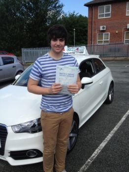 Well done Nathan Passed with 3 Driver faults
