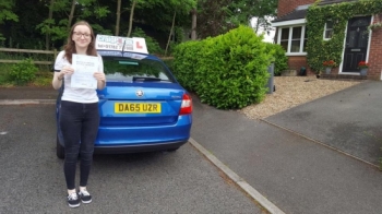 A big congratulations to Niamh Leyland Niamh passed her driving test at Cobridge Driving Test Centre with just 2 driver faults <br />
<br />
Well done Niamh - safe driving from all at Craig Polles instructor training and driving school 🚗😀
