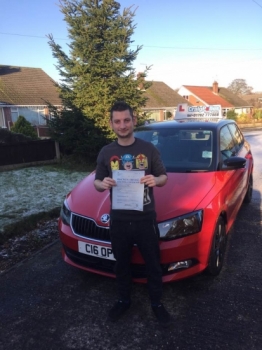 A big congratulations to Nic Dracup Nic passed his<br />
<br />
driving test today at Cobridge test centre with just 6 driver faults <br />
<br />
Well done Nic - safe driving 🚗