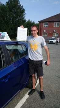 A big well done to Nik Hopps for passing your driving test today at your 1st attempt and with just 5 driver faults Safe driving Nik<br />
<br />

<br />
<br />
Thanks Craig and Ade for getting me tho my testim over the moonagain thanks