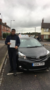 A big congratulations to Ajmal Hussain, who has passed his driving test today, at Cobridge Driving Test Centre, with just 2 driver faults.<br />
Well done Ajmal- safe driving from all at Craig Polles Instructor Training and Driving School. 😀🚗<br />
Instructor-Saiqa Nawaz.