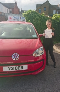 A big congratulations to Zoey Walsh, who has passed her driving test today at Newcastle Driving Test Centre, with just 5 driver faults.<br />
Well done Zoey- safe driving from all at Craig Polles Instructor Training and Driving School. 🚗😀<br />
Instructor-Debbie Griffin.