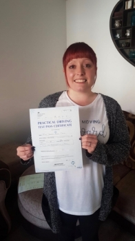 A big congratulations to Hannah Daley, who has passed her driving test today at Newcastle Driving Test Centre.<br />
First attempt and with just 3 driver faults.<br />
Well done Hannah- safe driving from all at Craig Polles Instructor Training and Driving School. 🙂🚗<br />
Instructor-Perry Warburton