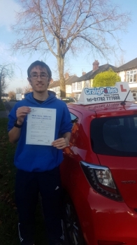 A big congratulations to Jacob Droogmans, who has passed his driving test today at Newcastle Driving Test Centre.<br />
First attempt and with just 1 driver fault.<br />
Well done Jacob- safe driving from all at Craig Polles Instructor Training and Driving School. 🙂🚗<br />
Instructor-Perry Warburton
