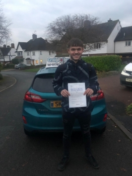 A big congratulations to Tom Hossack, who has passed his driving test today at Newcastle Driving Test Centre. <br />
At his first attempt and with just 2 driver faults.<br />
Well done Tom- safe driving from all at Craig Polles Instructor Training and Driving School. 🚗😀<br />
Instructor-Sara Skelson