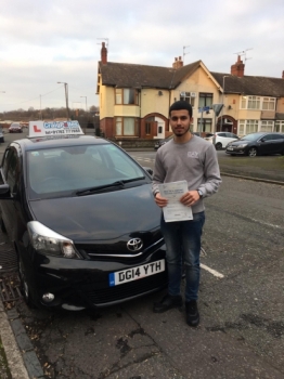 A big congratulations to Mohammad Fayyaz, who has passed his driving test toady at Cobridge Driving Test Centre.<br />
First attempt and with just 6 driver faults.<br />
Well done Mohammad - safe driving from all at Craig Polles Instructor Training and Driving School. :)<br />
Instructor- Saiqa Nawaz 🚗