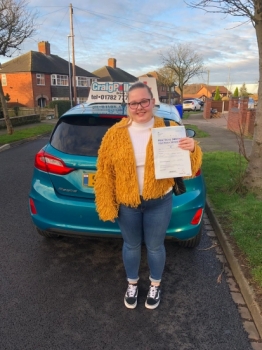 A big congratulations to Imogen Allen, who has passed his driving test today at Newcastle Driving Test Centre, with 7 driver faults.<br />
Well done Imogen- safe driving from all at Craig Polles Instructor Training and Driving School. 🙂🚗<br />
Instructor-Sara Skelson