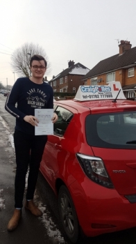 A big congratulations to Charlie Markey, who has passed his driving test today at Newcastle Driving Test Centre, with just 3 driver faults.<br />
Well done Charlie- safe driving from all at Craig Polles Instructor Training and Driving School. 🙂🚗<br />
Instructor-Perry Warburton