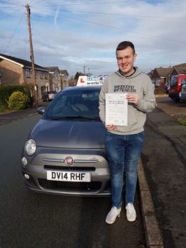 A big congratulations to Sam Twigg, who has passed his driving test today at Newcastle Driving Test Centre, on his First attempt.<br />
Well done Sam- safe driving from all at Craig Polles Instructor Training and Driving School. 🙂🚗<br />
Instructor-Paul Lees