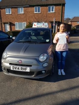 A big congratulations to Rachel Bethel, who has passed her driving test today at Newcastle Driving Test Centre, <br />
with just 3 driver faults.<br />
Well done Rachel- safe driving from all at Craig Polles Instructor Training and Driving School. 🙂🚗<br />
Instructor-Paul Lees