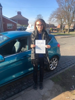 A big congratulations to Jazmyn Clutton-Smikle, who has passed her driving test today at Cobridge Driving Test Centre, on her First attempt and with 7 driver faults.<br />
Well done Jazmyn- safe driving from all at Craig Polles Instructor Training and Driving School. 🙂🚗<br />
Instructor-Sara Skelson