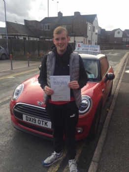 A big congratulations to Will Edwards, who has passed his driving test at Newcastle Driving Test Centre, on his First attempt and with just 6 driver faults.<br />
Well done Will- safe driving from all at Craig Polles Instructor Training and Driving School. 🙂🚗<br />
Instructor-Mark Ashley