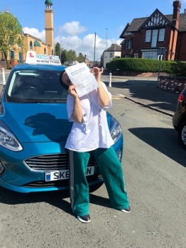 A big congratulations to Bibi, who has passed her driving test today at Newcastle Driving Test Centre, with just 4 driver faults.<br />
Well done Bibi- safe driving from all at Craig Polles Instructor Training and Driving School. 🙂🚗<br />
Instructor-Sara Skelson