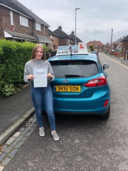 A big congratulations to Destiny Byatt, who has passed her driving test today at Newcastle Driving Test Centre, with 9 driver faults.<br />
Well done Destiny- safe driving from all at Craig Polles Instructor Training and Driving School. 🙂🚗<br />
Instructor-Sara Skelson