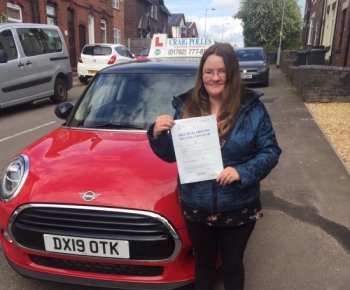 A big congratulations to Emma Woolley, who has passed her driving test today at Newcastle Driving Test Centre, on her First attempt and with just 2 driver faults.<br />
Well done Emma- safe driving from all at Craig Polles Instructor Training and Driving School. 🙂🚗<br />
Instructor-Mark Ashley
