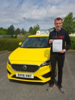 A big congratulations to Lewis Christey, who has passed his driving test today at Newcastle Driving Test Centre, on his First attempt and with just 4 driver faults.<br />
Well done Lewis- safe driving from all at Craig Polles Instructor Training and Driving School. 🙂🚗<br />
Instructor-Paul Lees