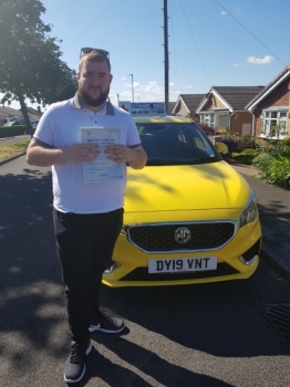 A big congratulations to Alex Thomas, who has passed his driving test today at Cobridge Driving Test Centre, with just 2 driver faults.<br />
Well done Alex- safe driving from all at Craig Polles Instructor Training and Driving School. 🙂🚗<br />
Instructor-Paul Lees