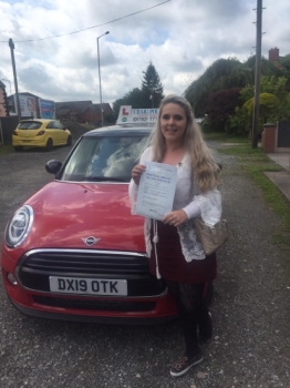 A big congratulations to Alisha Lawton, who has passed her driving test today at Newcastle Driving Test Centre, at her First attempt.<br />
Well done Alisha- safe driving from all at Craig Polles Instructor Training and Driving School. 🙂🚗<br />
Instructor-Mark Ashley
