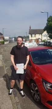 A big congratulations to Alex Shepherd, who has passed his driving test today at Cobridge Driving Test Centre, with just 3 driver faults.<br />
Well done Alex - safe driving from all at Craig Polles Instructor Training and Driving School. 🙂🚗<br />
Instructor-Greg Tatler
