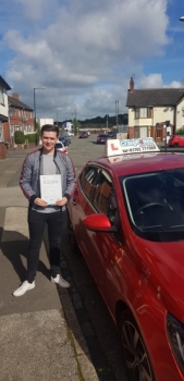 A big congratulations to Kallum Franklin, who has passed his driving test today at Cobridge Driving Test Centre, at his First attempt and with just 6 driver faults.<br />
Well done kallum- safe driving from all at Craig Polles Instructor Training and Driving School. 🙂🚗<br />
Instructor-Greg Tatler