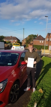 A big congratulations to Kearan Harrison, who has passed his driving test today at Cobridge Driving Test Centre, at his First attempt and with just 5 driver faults.<br />
Well done Kearan - safe driving from all at Craig Polles Instructor Training and Driving School. 🙂🚗<br />
Instructor-Greg Tatler