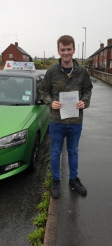 A big congratulations to Keanan Forrester, who has passed his driving test today at Cobridge Driving Test Centre, at his First attempt with just 2 driver faults.<br />
Well done Keanan- safe driving from all at Craig Polles Instructor Training and Driving School. 🙂🚗<br />
Instructor-Jamie Lees