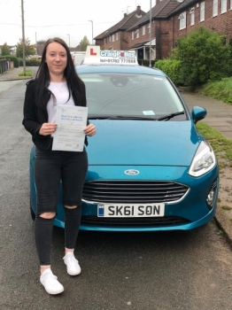 A big congratulations to Tiffany Calcott, who has passed her driving test today at Newcastle Driving Test Centre, with 8 driver faults.<br />
Well done Tiffany- safe driving from all at Craig Polles Instructor Training and Driving School. 🙂🚗<br />
Instructor-Sara Skelson