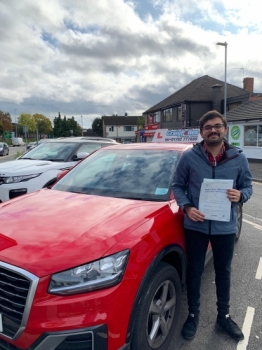 A big congratulations to Jimson Jacob, who has passed his driving test today at Newcastle Driving Test Centre with just 2 driver faults.<br />
Well done Jimson- safe driving from all at Craig Polles Instructor Training and Driving School. 🙂🚗<br />
Instructor-Ashlee Kurian