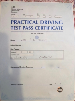 A big congratulations to a Shy Ribi Jayan, who has passed her driving test today at Cobridge Driving Test Centre, on her First attempt and with just 2 driver faults.<br />
Well done Ribi- safe driving from all at Craig Polles Instructor Training and Driving School. 🙂🚗<br />
Instructor-Ashlee Kurian