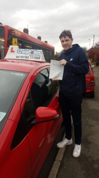 A big congratulations to Ben Bentley, who has passed his driving test today at Newcastle Driving Test Centre, at his First attempt and with just 2 driver faults.<br />
Well done Ben - safe driving from all at Craig Polles Instructor Training and Driving School. 🙂🚗<br />
Instructor-Perry Warburton