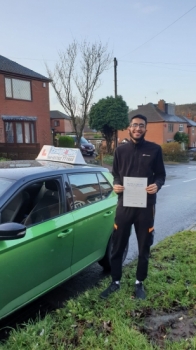 A big congratulations to Hamza Yusuf, who has passed his driving test today at Cobridge Driving Test Centre, at his First attempt.Well done Hamza - safe driving from all at Craig Polles Instructor Training and Driving School. 🙂🚗Instructor-Jamie Lees