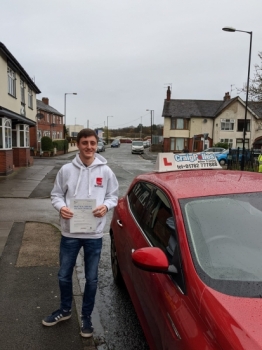 A big congratulations to Ethan Harvey, who has passed his driving test today at Cobridge Driving Test Centre, with just 5 driver faults.<br />
Well done Ethan - safe driving from all at Craig Polles Instructor Training and Driving School. 🙂🚗<br />
Instructor-Greg Tatler