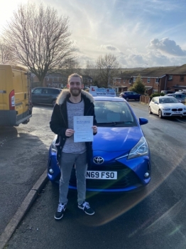 A big congratulations to Brad Evans, who passed his driving test today at Newcastle Driving Test Centre, with just 5 driver faults.<br />
Well done Brad- safe driving from all at Craig Polles Instructor Training and Driving School. 🙂🚗<br />
Instructor-Sara Skelson