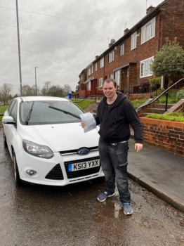 A big congratulations to Colin Butcher, who passed his driving test today, at Newcastle Driving Test Centre with just 6 driver faults.<br />
Well done Colin- safe driving from all at Craig Polles Instructor Training and Driving School. 🙂🚗<br />
Instructor-Sara Skelson