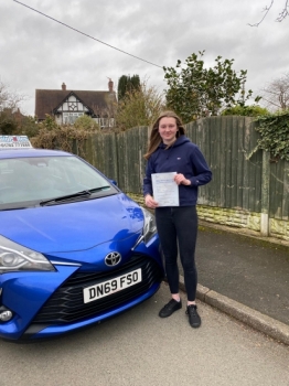 A big congratulations to Grace Potts, who passed her driving test today, at Newcastle Driving Test Centre with just 2 driver faults.<br />
Well done Grace- safe driving from all at Craig Polles Instructor Training and Driving School. 🙂🚗<br />
Instructor-Sara Skelson