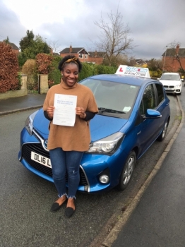 A big congratulations to Ljeoma who has passed her driving test today at Crewe Driving Test Centre, with just 4 driver faults.Well done Ljeoma - safe driving from all at Craig Polles Instructor Training and Driving School. 🙂🚗Crewe Automatic Instructor-Saida Choudhury