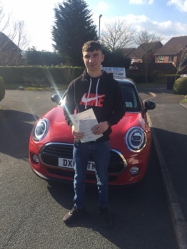 A big congratulations to Bailey Kent, who passed his driving test today at Newcastle Driving Test Centre, at his First attempt and with just 3 driver faults.<br />
Well done Bailey- safe driving from all at Craig Polles Instructor Training and Driving School. 🙂🚗<br />
Instructor-Mark Ashley