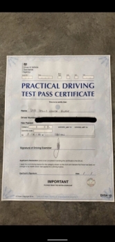 A big congratulations to Holly Blase, who passed her driving test today at Cobridge Driving Test Centre. First attempt and with just 1 driver fault.<br />
Well done Holly- safe driving from all at Craig Polles Instructor Training and Driving School. 🙂🚗<br />
Instructor-Greg Tatler