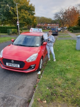 A big congratulations to Naomi Brough. Naomi passed her driving test today at Newcastle Driving Test Centre, with 7 driver faults.<br />
Well done Naomi- safe driving from all at Craig Polles Instructor Training and Driving School. 🙂🚗<br />
Instructor-Andrew Crompton