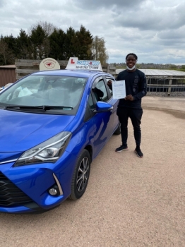 A big congratulations to Gabriel Adebambo, who passed his driving test today at Newcastle Driving Test Centre. First attempt and with just 3 driver faults.<br />
Well done Gabriel- safe driving from all at Craig Polles Instructor Training and Driving School. 🙂🚗<br />
Instructor-Sara Skelson