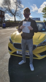 A big congratulations to Ryan Thomas. Ryan passed his driving test today at Cobridge Driving Test Centre, with just 1 driver fault.<br />
Well done Ryan- safe driving from all at Craig Polles Instructor Training and Driving School. 🙂🚗<br />
Instructor-Paul Lees