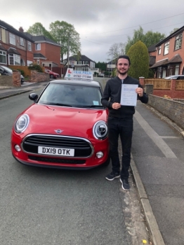 A big congratulations to Christian Williams. Christian passed his driving test today at Newcastle  Driving Test Centre with just 3 driver faults.<br />
Well done Christian- safe driving from all at Craig Polles Instructor Training and Driving School. 🙂🚗<br />
Instructor-Mark Ashley