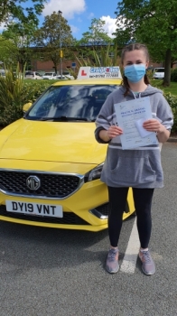 A big congratulations to Megan Futter, who passed her driving test today at Newcastle Driving Test Centre. First attempt and with just 4 driver faults.<br />
Well done Megan- safe driving from all at Craig Polles Instructor Training and Driving School. 🙂🚗<br />
Instructor-Paul Lees