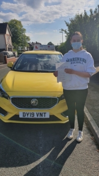 A big congratulations to Alyx Furnavle. Alyx passed her driving test today at Newcastle Driving Test Centre, with just 2 driver faults.<br />
Well done Alyx- safe driving from all at Craig Polles Instructor Training and Driving School. 🙂🚗<br />
Instructor-Paul Lees