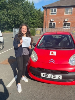 A big congratulations to Jess Parry. Jess passed her driving test today at Newcastle Driving Test Centre. First attempt and with just 2 driver faults.<br />
Well done Jess- safe driving from all at Craig Polles Instructor Training and Driving School. 🙂🚗<br />
Driving instructor-Andrew Crompton