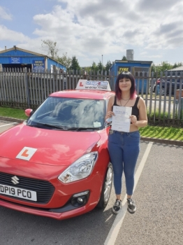 A big congratulations to Alana Scott. Alana passed her driving test today at Newcastle Driving Test Centre. First attempt and with just 5 driver faults.<br />
Well done Alana- safe driving from all at Craig Polles Instructor Training and Driving School. 🙂🚗<br />
Driving Instructor-Andrew Crompton