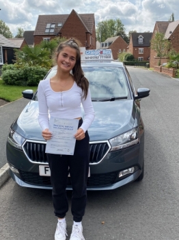 A big congratulations to Jess Minshull. Jess passed her driving test today at Newcastle Driving Test Centre, with just 3 driver faults.<br />
Well done Jess - safe driving from all at Craig Polles Instructor Training and Driving School. 🙂🚗<br />
Driving Instructor-Sara Skelson