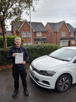 A big congratulations to Kieran Haire. Kieran passed his driving test at Newcastle Driving Test Centre. First attempt and with just 4 driver faults.<br />
Well done Kieran- safe driving from all at Craig Polles Instructor Training and Driving School. 🙂🚗<br />
Driving instructor-Gareth Johnson