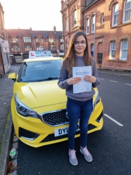 A big congratulations to Ioana Butnariu. Ioana passed her driving test today at Cobridge Driving Test Centre, at her First attempt.Well done Ioana- safe driving from all at Craig Polles Instructor Training and Driving School. 🙂🚗Driving instructor-Paul lees