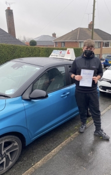 A big congratulations to Joe Stevens. Joe passed his driving test today at Newcastle Driving Test Centre, with just 3 driver faults.<br />
Well done Joe- safe driving from all at Craig Polles Instructor Training and Driving School. 🙂🚗<br />
Driving instructor-Sara Skelson